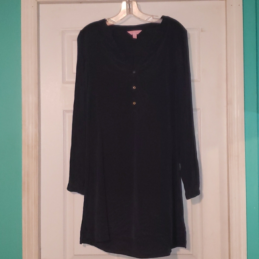Lilly Pulitzer size small teigan dress true navy